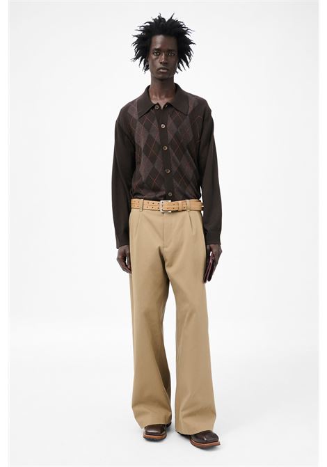 pantaloni bridge chino uomo khaki OUR LEGACY | M4254BS